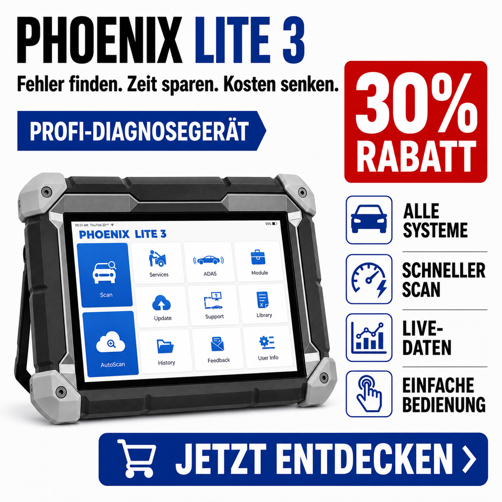 Professionelles Kfz-Diagnosegerät Phoenix Lite 3